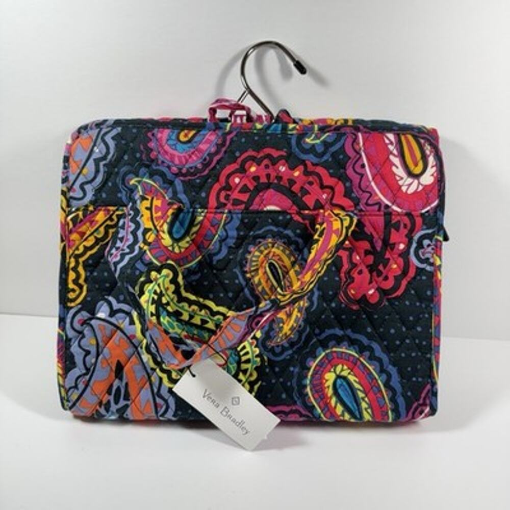 Vera Bradley Hanging Travel Organizer Toiletries Makeup Bag Twilight Paisley NWT